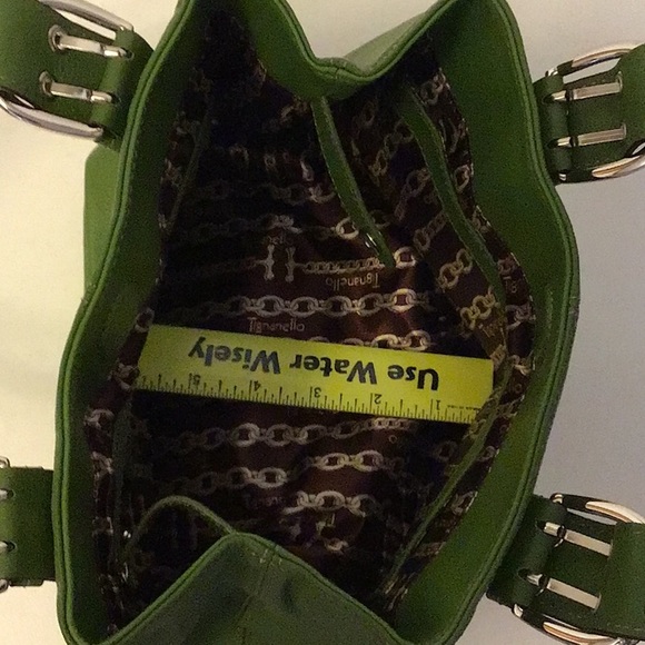 New green Tignanello purse - Picture 5 of 7